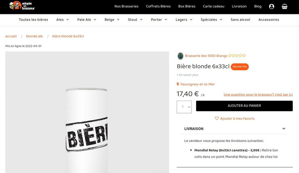 Adopte un brasseur
