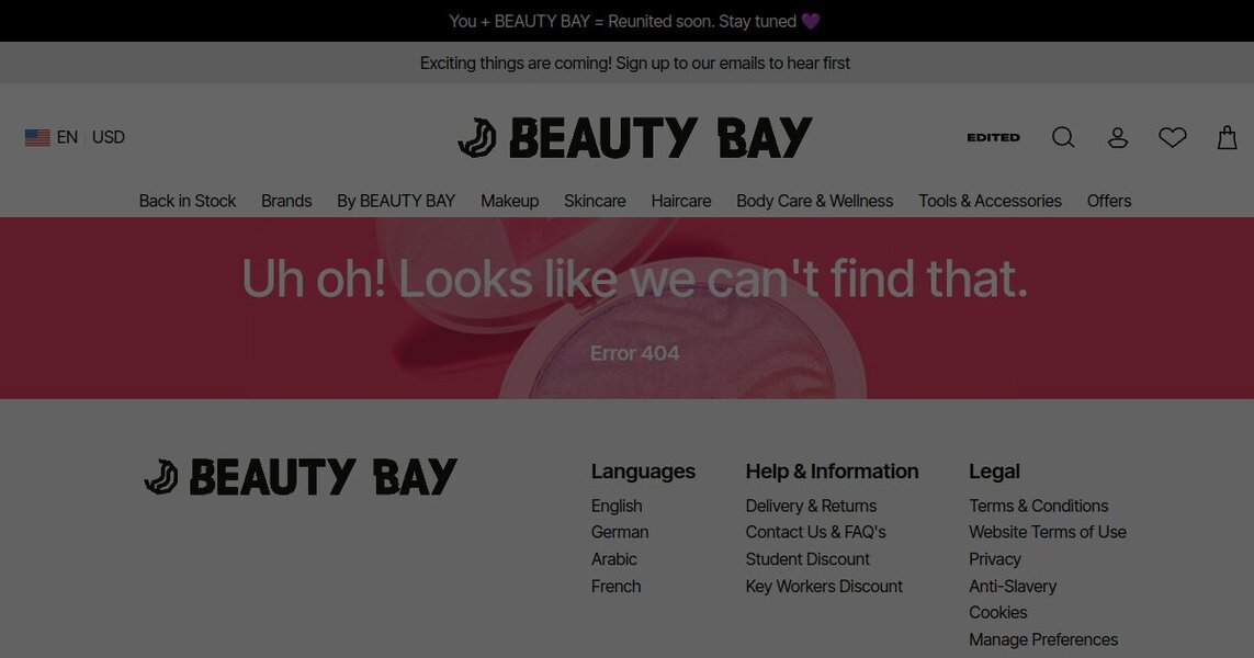 BeautyBay marketplace beaute UK marques cult Pat McGrath Fenty Beauty inclusive