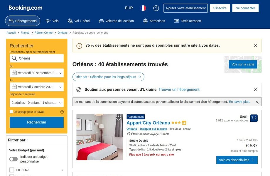 Booking