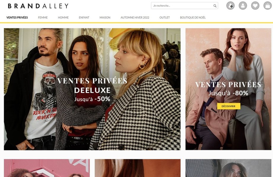Marketplace Brandalley B2C HYBRIDE PRODUITS VETEMENTS APPLICATION FRANCAISES VENTES PRIVEES Top Marketplaces
