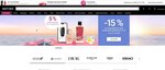 Capture homepage Notino marketplace beaute parfums maquillage soins