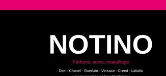 Notino 4000 marques Dior Chanel Guerlain Versace beaute ethique