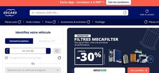 Oscaro pieces detachees auto Bosch Valeo francaise
