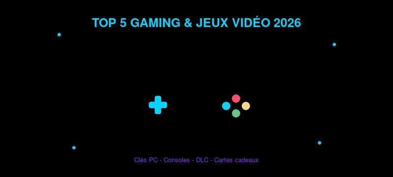 Top 5 des marketplaces gaming et jeux vidéo 2026 : Instant Gaming, G2A, Eneba, Kinguin, Voxgaming